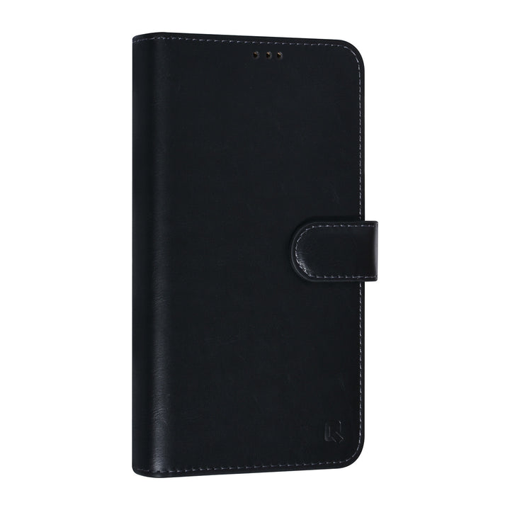 UNIQ Accessory Zwart iPhone 14 Pro Max Booktype Pasjeshouder voor 9 pasjes - Magneetsluiting-Hoesjes-Ilumina Benelux
