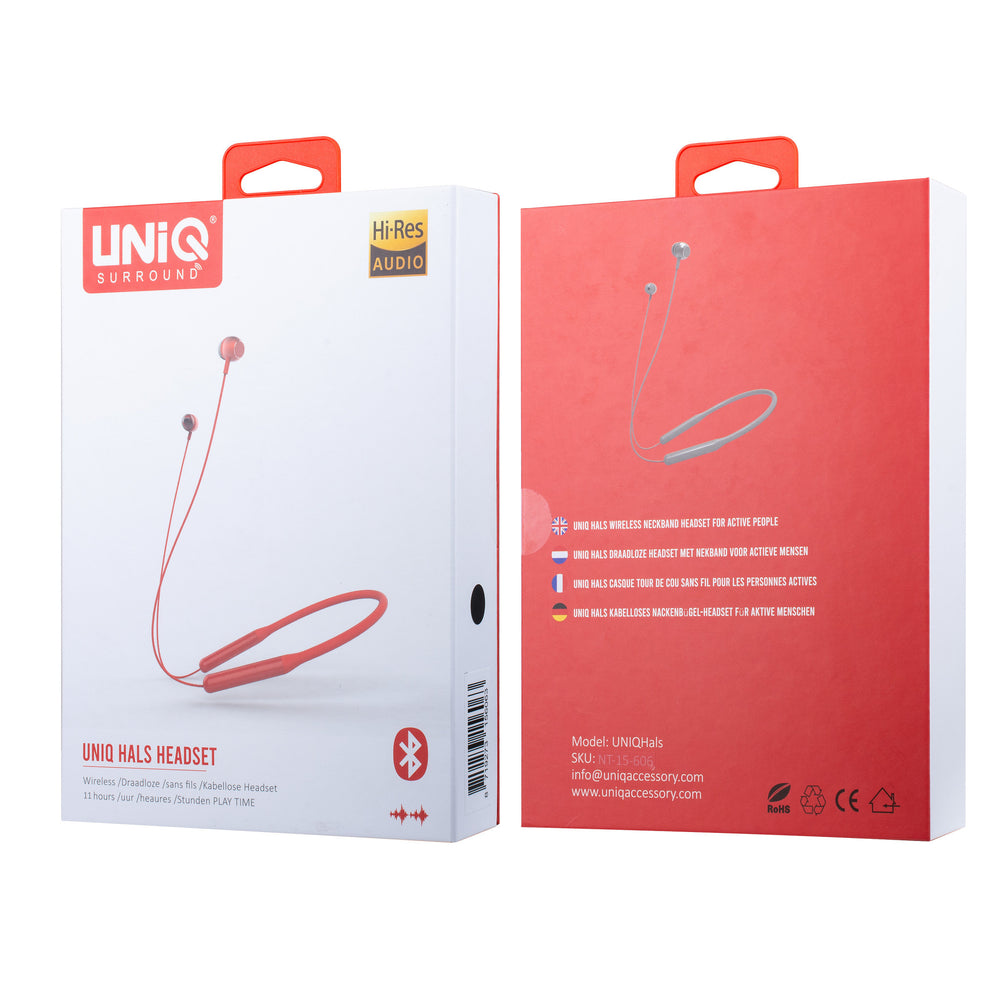 UNIQ Accessory draadloze bluetooth headset - Nekband zwart-In-ear koptelefoon-Ilumina Benelux