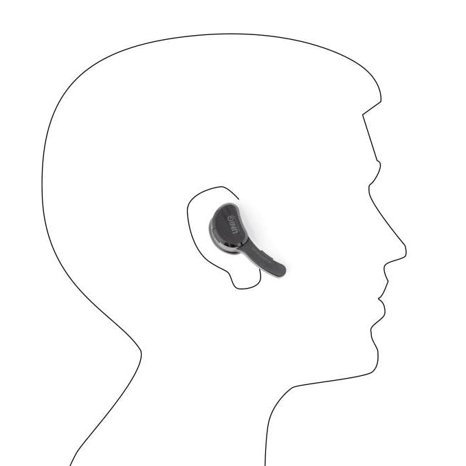 UNIQ Accessory ergonomische draadloos bluetooth oortje - Zwart-In-ear koptelefoon-Ilumina Benelux