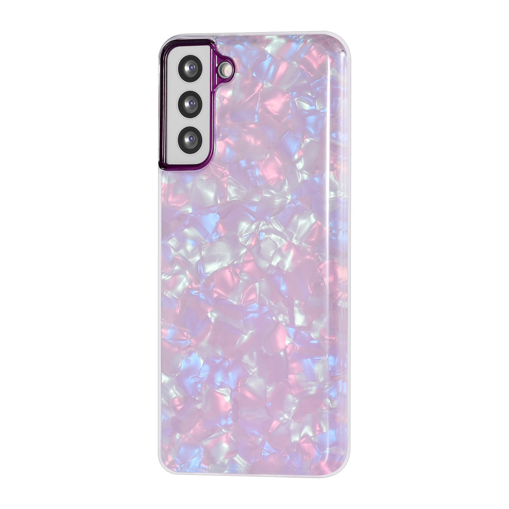 UNIQ Accessory hoesje voor Samsung Galaxy S21 Plus - TPU Backcover - Heartshaped Popsocket - Paars-Hoesjes-Ilumina Benelux