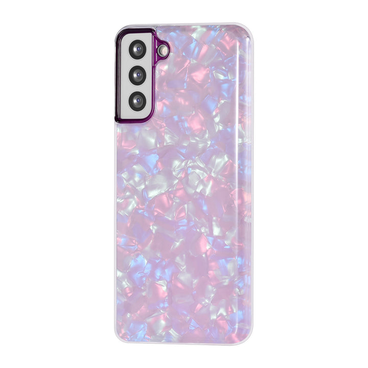 UNIQ Accessory hoesje voor Samsung Galaxy S21 Plus - TPU Backcover - Heartshaped Popsocket - Paars-Hoesjes-Ilumina Benelux