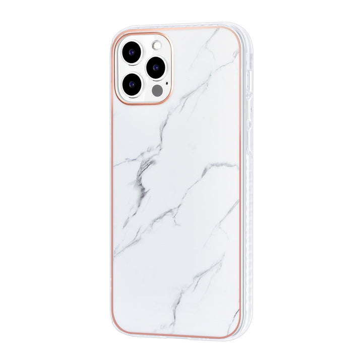 UNIQ Accessory iPhone 12 - 12 Pro Backcover hoesje Silicone - Marble-Hoesjes-Ilumina Benelux