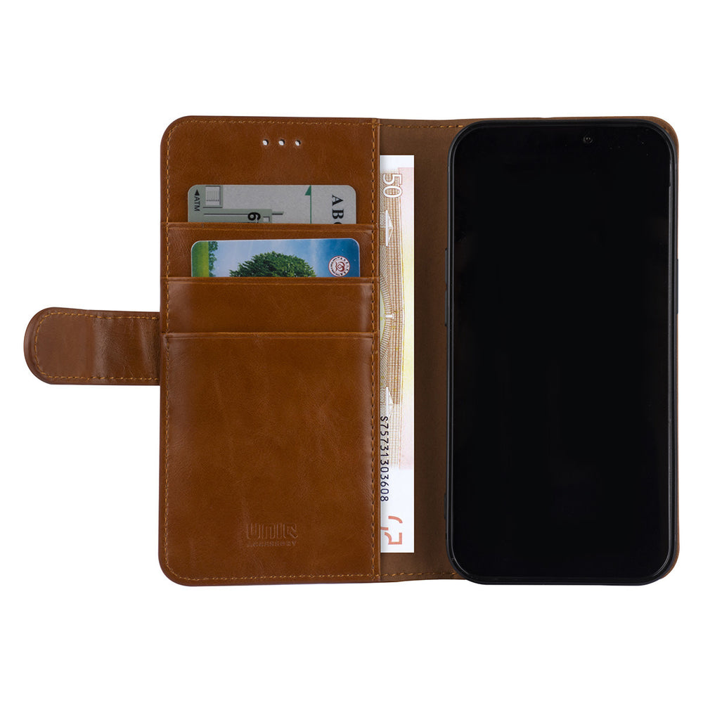 UNIQ Accessory iPhone 12 - 12 Pro Book Case hoesje - Bruin - PU leather-Hoesjes-Ilumina Benelux