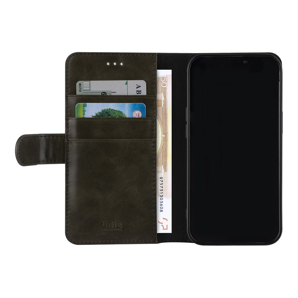 UNIQ Accessory iPhone 12 - 12 Pro Book Case hoesje - Donker Groen - PU leather-Hoesjes-Ilumina Benelux