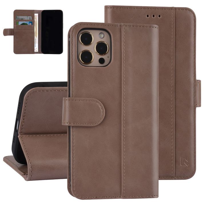 UNIQ Accessory iPhone 12 - 12 Pro Book Case hoesje - Roze - PU leather-Hoesjes-Ilumina Benelux