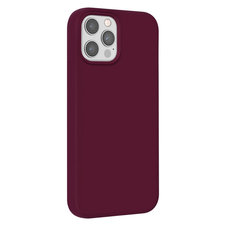 UNIQ Accessory iPhone 12 - 12 Pro Premium Backcover hoesje - Bordeaux-Hoesjes-Ilumina Benelux