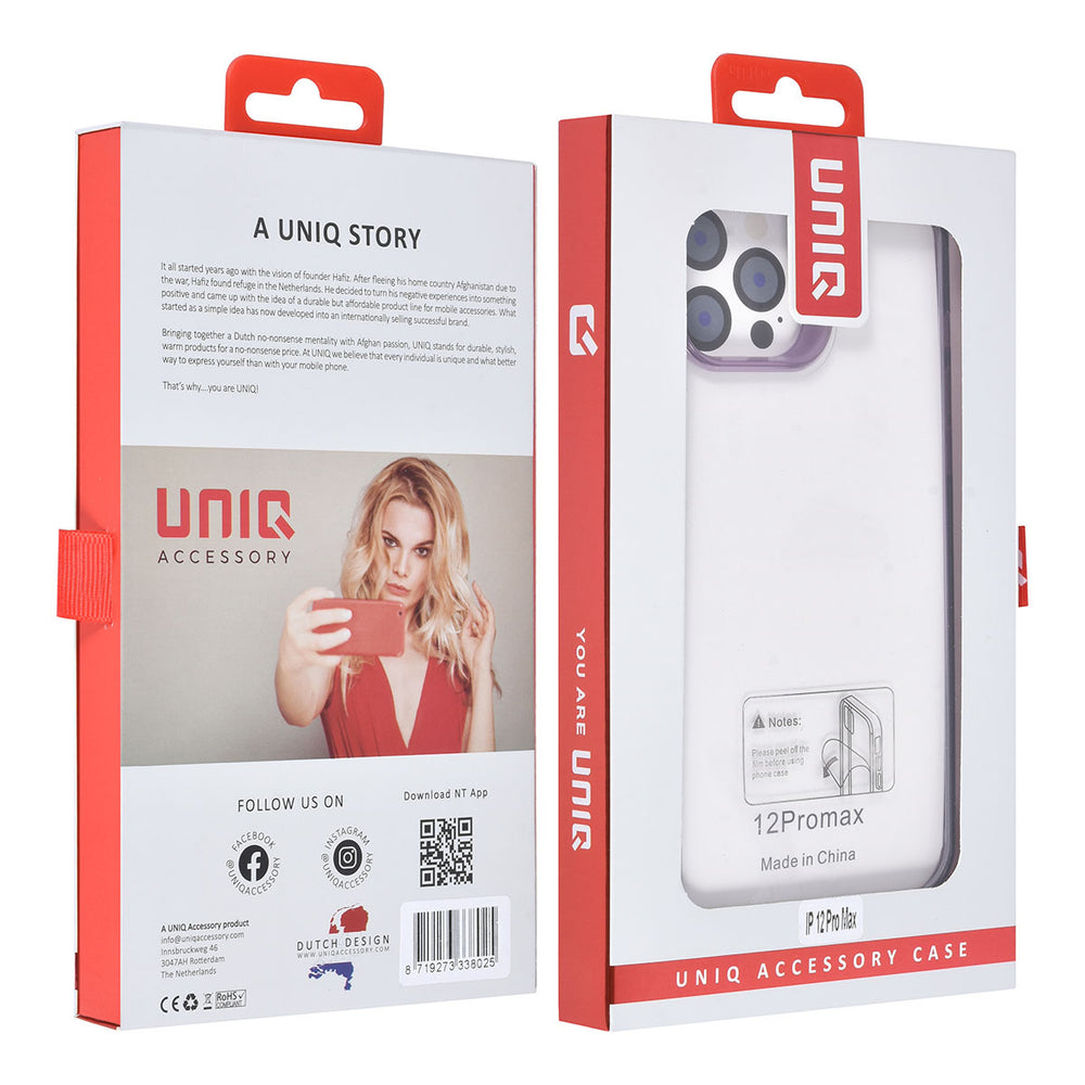 UNIQ Accessory iPhone 12 Pro Max Backcover hoesje - Paars-Hoesjes-Ilumina Benelux