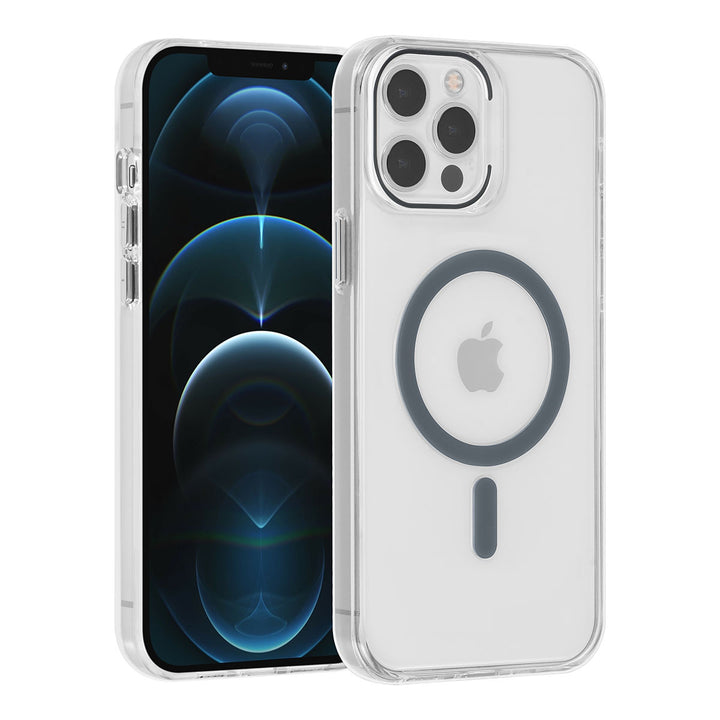 UNIQ Accessory iPhone 12 Pro Max Hardcase Backcover magsafe compatible - transparant - Grijs-Hoesjes-Ilumina Benelux