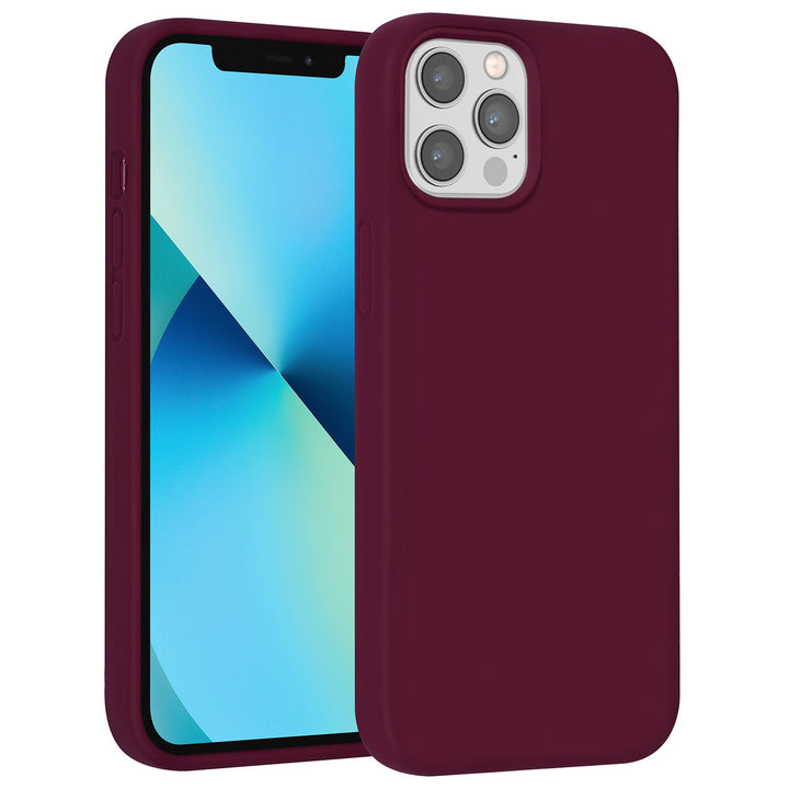UNIQ Accessory iPhone 12 Pro Max Premium Backcover hoesje - Bordeaux-Hoesjes-Ilumina Benelux