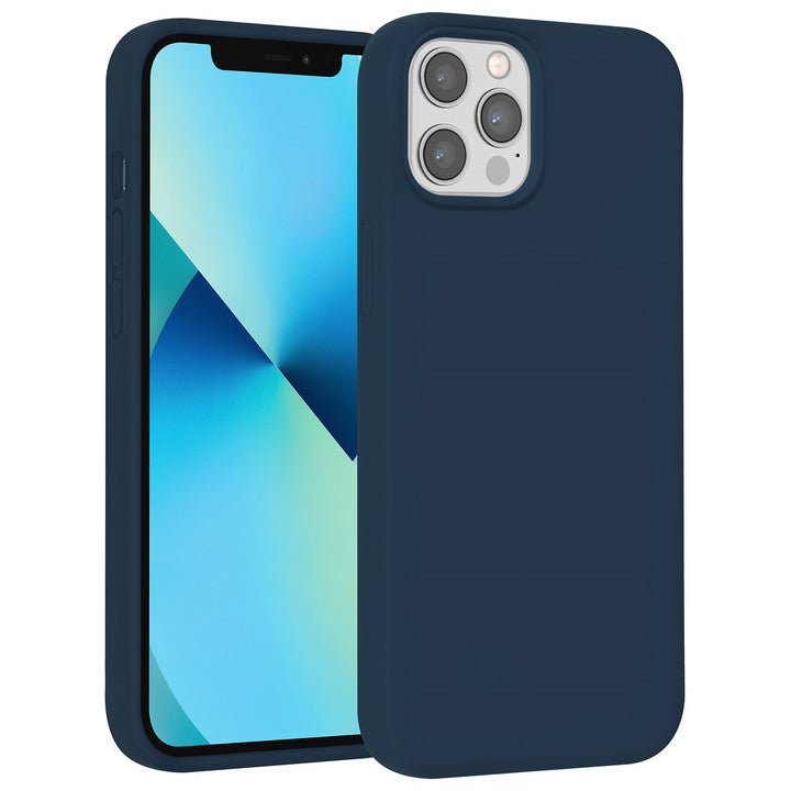 UNIQ Accessory iPhone 12 Pro Max Premium Backcover hoesje - DonkerBlauw-Hoesjes-Ilumina Benelux
