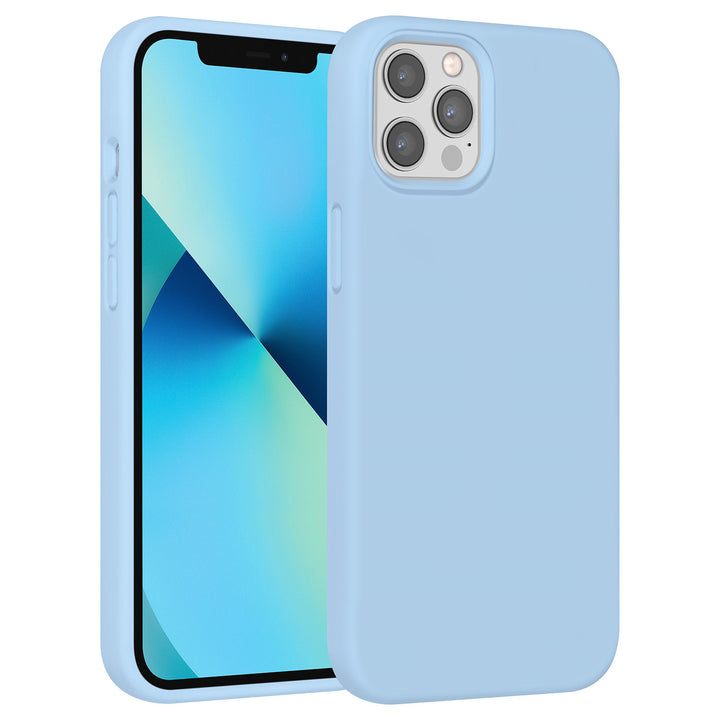 UNIQ Accessory iPhone 12 Pro Max Premium Backcover hoesje - LichtBlauw-Hoesjes-Ilumina Benelux
