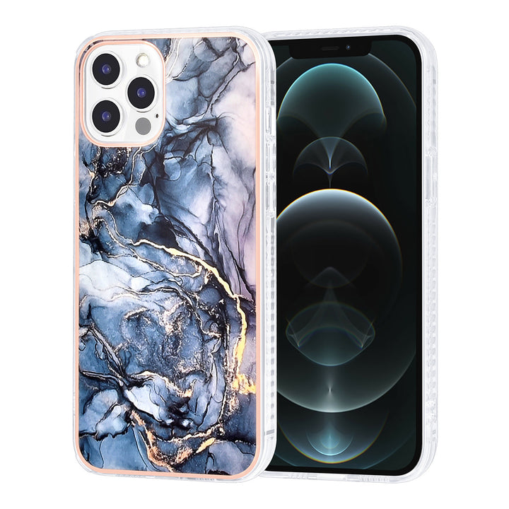 UNIQ Accessory iPhone 12 Pro Max TPU Backcover hoesje - Marble Grey-Hoesjes-Ilumina Benelux