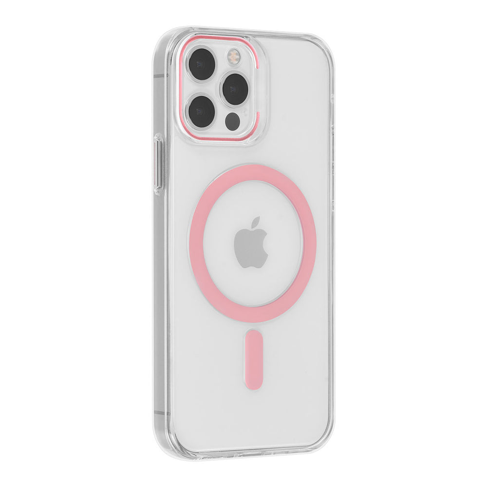 UNIQ Accessory iPhone 12/12 Pro Hardcase Backcover magsafe compatible - transparant - Roze-Hoesjes-Ilumina Benelux