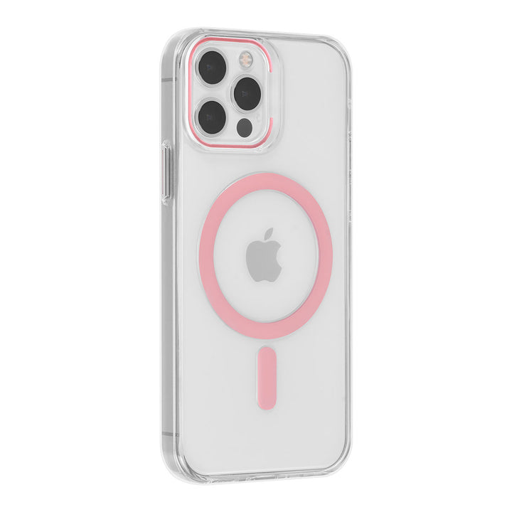 UNIQ Accessory iPhone 12/12 Pro Hardcase Backcover magsafe compatible - transparant - Roze-Hoesjes-Ilumina Benelux