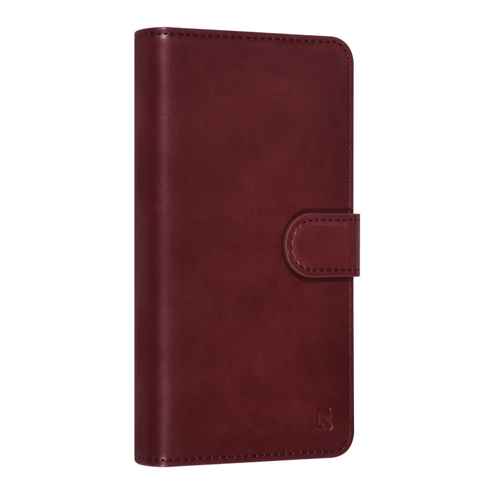 UNIQ Accessory iPhone 13 & 14 2 in 1 Booktype en Backcover Pasjeshouder - Rood-Hoesjes-Ilumina Benelux