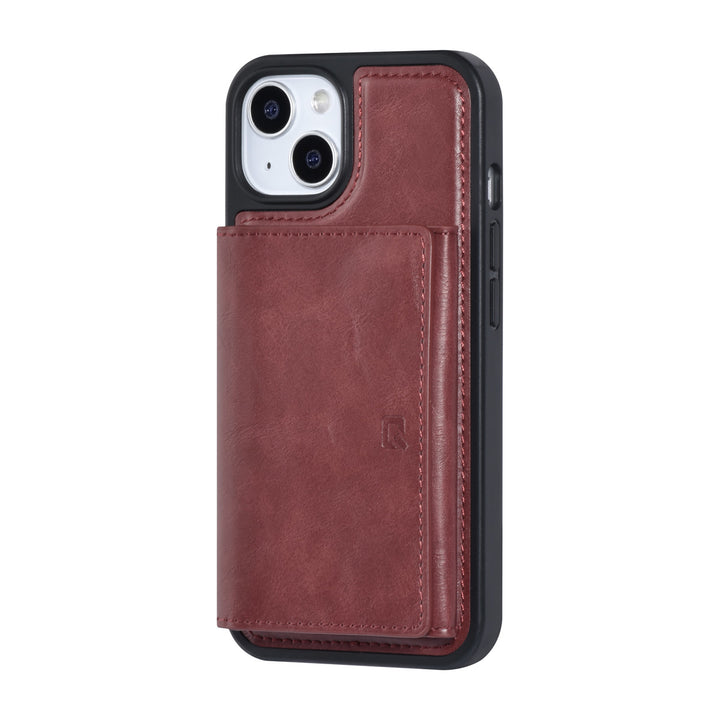 UNIQ Accessory iPhone 13 & 14 Backcover hoesje - met afneembare Pasjeshouder - Rood-Hoesjes-Ilumina Benelux