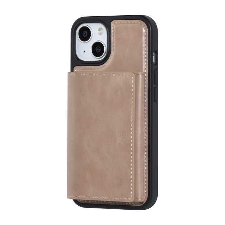 UNIQ Accessory iPhone 13 & 14 Backcover hoesje - met afneembare Pasjeshouder - Rose Gold-Hoesjes-Ilumina Benelux