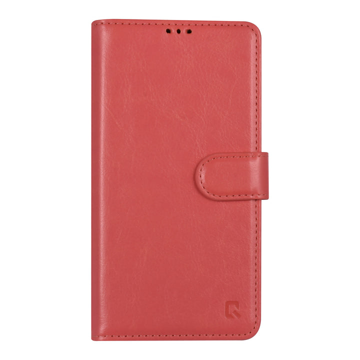 UNIQ Accessory iPhone 13 & 14 Book Case hoesje - Pasjeshouder voor 3 pasjes - Magneetsluiting - Roze-Hoesjes-Ilumina Benelux