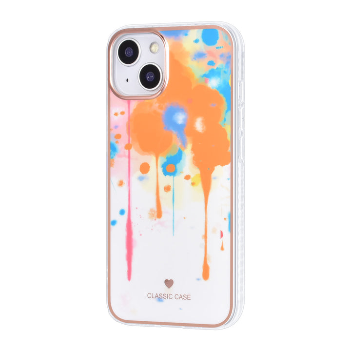 UNIQ Accessory iPhone 13 & 14 TPU Backcover - Graffiti Orange-Hoesjes-Ilumina Benelux
