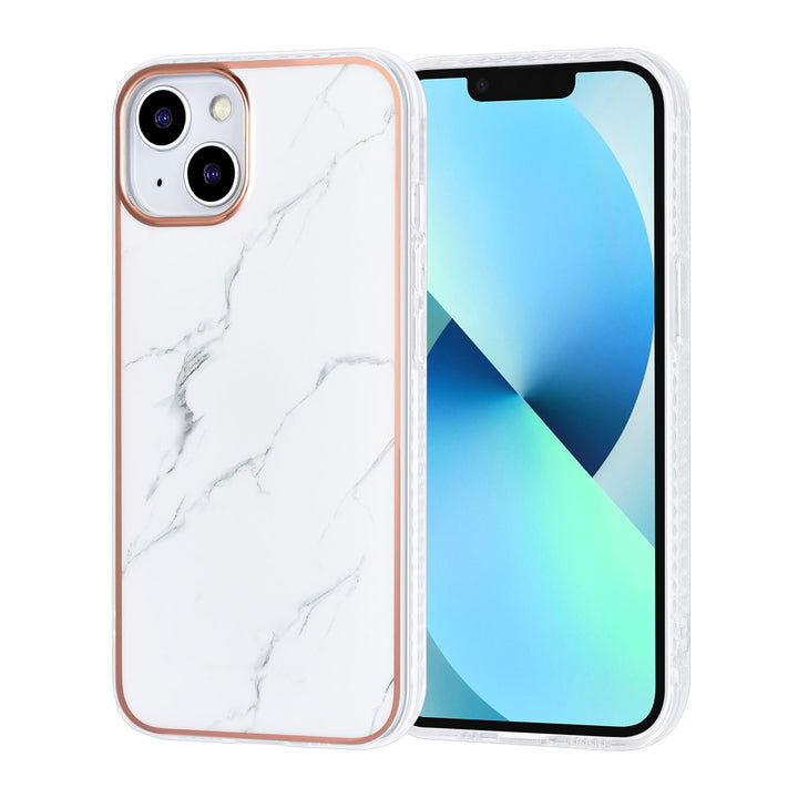 UNIQ Accessory iPhone 13 & 14 TPU Backcover - Marble-Hoesjes-Ilumina Benelux