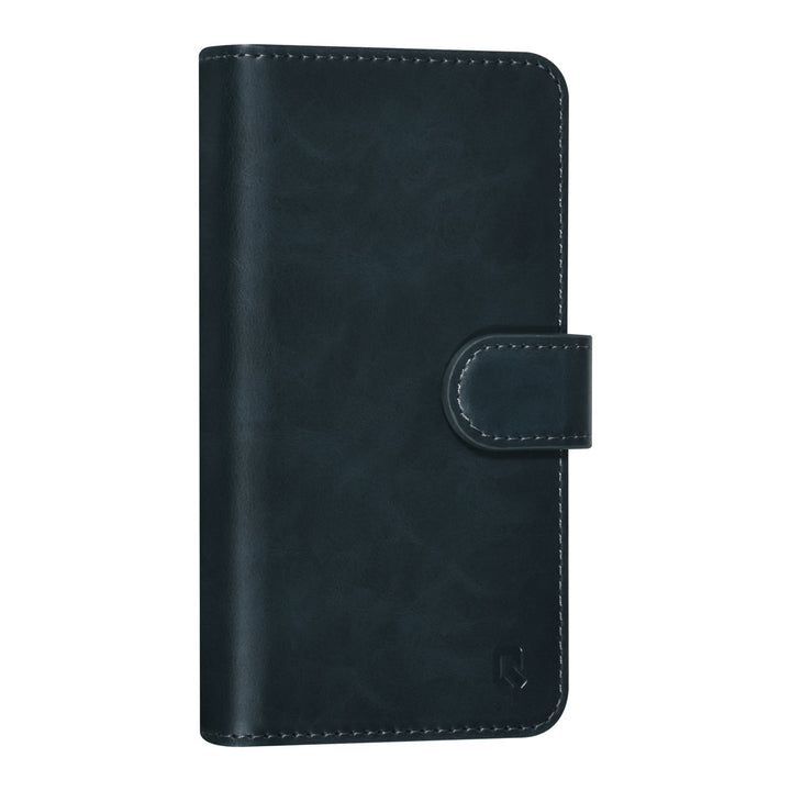 UNIQ Accessory iPhone 13 Mini 2 in 1 Booktype en Backcover Pasjeshouder - Blauw-Hoesjes-Ilumina Benelux