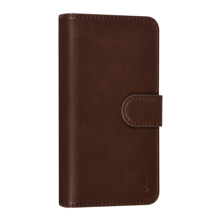 UNIQ Accessory iPhone 13 Mini 2 in 1 Booktype en Backcover Pasjeshouder - Bruin-Hoesjes-Ilumina Benelux