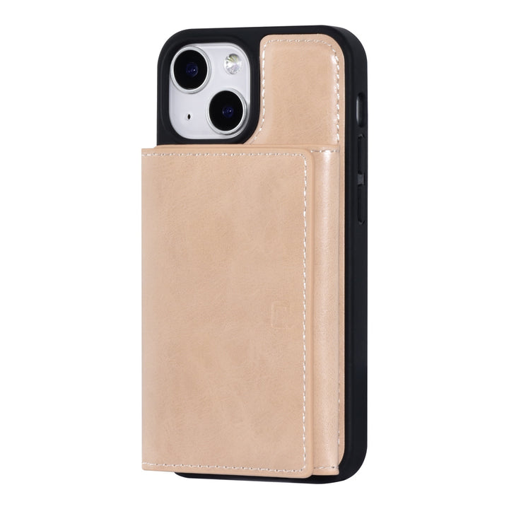 UNIQ Accessory iPhone 13 Mini Backcover hoesje - met afneembare Pasjeshouder - Goud-Hoesjes-Ilumina Benelux