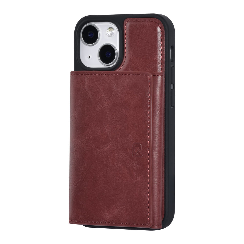 UNIQ Accessory iPhone 13 Mini Backcover hoesje - met afneembare Pasjeshouder - Rood-Hoesjes-Ilumina Benelux