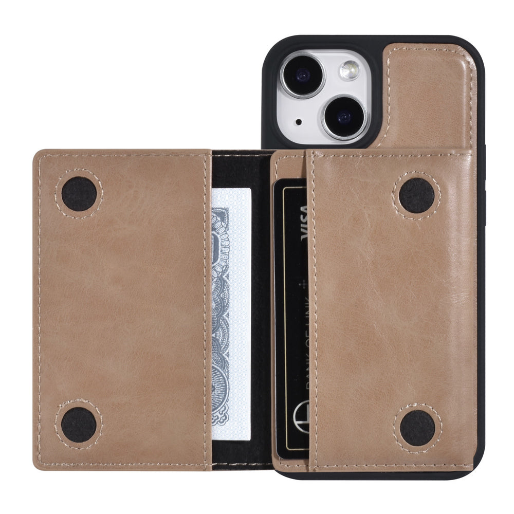 UNIQ Accessory iPhone 13 Mini Backcover hoesje - met afneembare Pasjeshouder - Rose Gold-Hoesjes-Ilumina Benelux