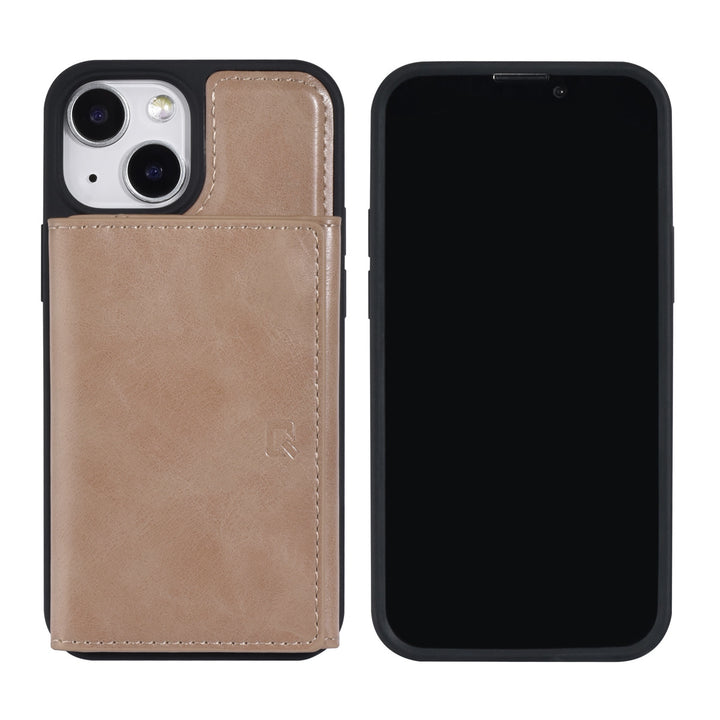 UNIQ Accessory iPhone 13 Mini Backcover hoesje - met afneembare Pasjeshouder - Rose Gold-Hoesjes-Ilumina Benelux