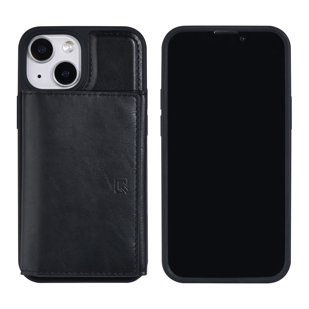 UNIQ Accessory iPhone 13 Mini Backcover hoesje - met afneembare Pasjeshouder - Zwart-Hoesjes-Ilumina Benelux