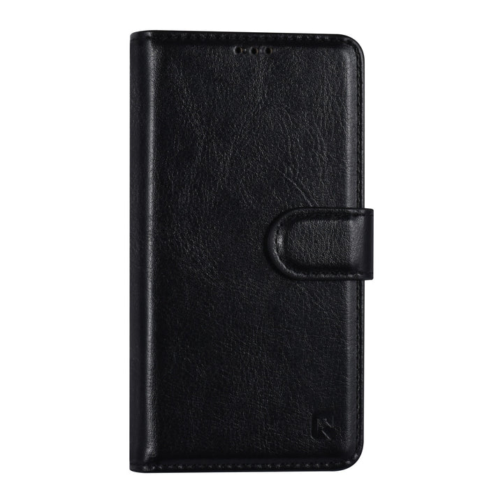 UNIQ Accessory iPhone 13 Mini Book Case hoesje - Pasjeshouder voor 3 pasjes - Magneetsluiting - Zwart-Hoesjes-Ilumina Benelux