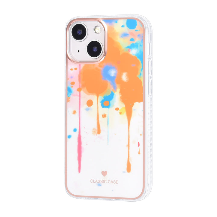 UNIQ Accessory iPhone 13 Mini TPU Backcover - Graffiti Orange-Hoesjes-Ilumina Benelux