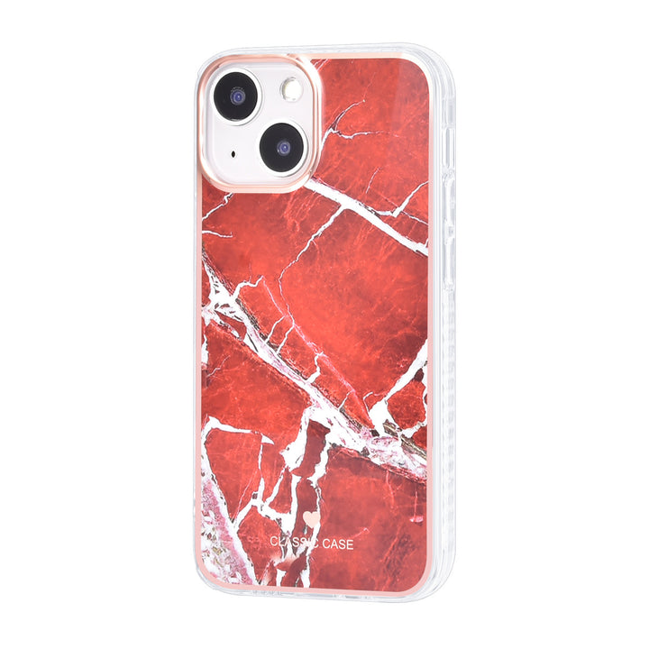 UNIQ Accessory iPhone 13 Mini TPU Backcover - Marble Red-Hoesjes-Ilumina Benelux