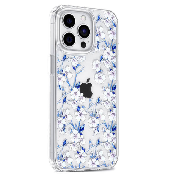 UNIQ Accessory iPhone 13 Pro Backcover hoesje - Transparant - Floral Print 4-Hoesjes-Ilumina Benelux