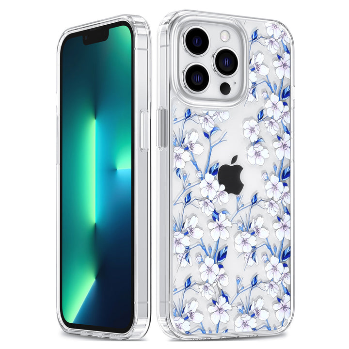 UNIQ Accessory iPhone 13 Pro Backcover hoesje - Transparant - Floral Print 4-Hoesjes-Ilumina Benelux
