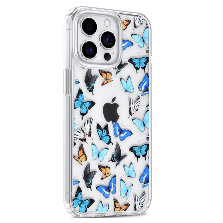 UNIQ Accessory iPhone 13 Pro Backcover hoesje - Transparant - Floral Print 5-Hoesjes-Ilumina Benelux