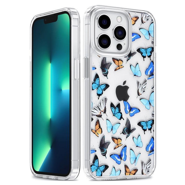 UNIQ Accessory iPhone 13 Pro Backcover hoesje - Transparant - Floral Print 5-Hoesjes-Ilumina Benelux