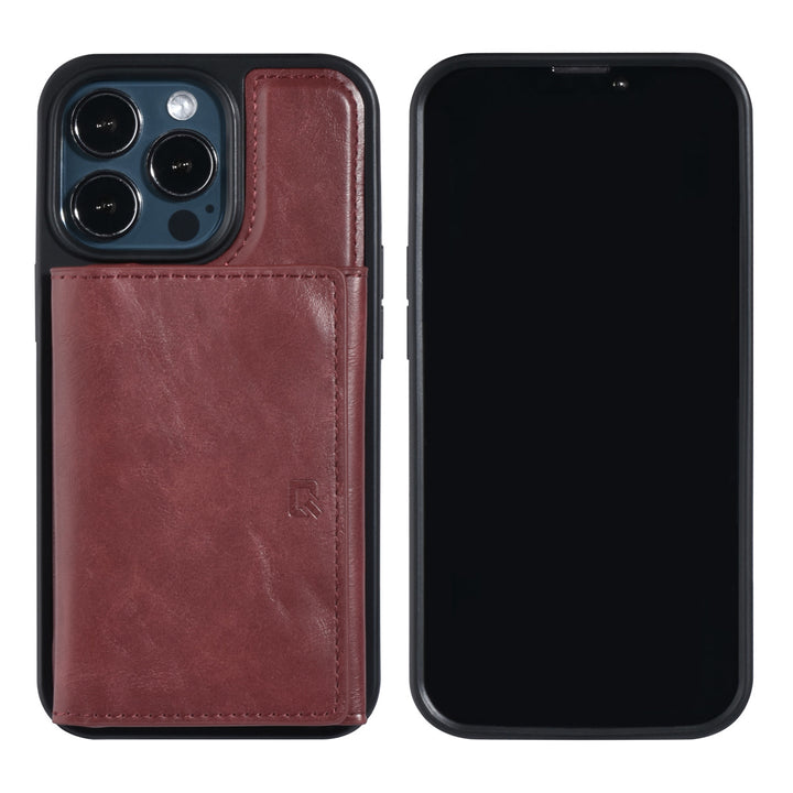 UNIQ Accessory iPhone 13 Pro Backcover hoesje - met afneembare Pasjeshouder - Rood-Hoesjes-Ilumina Benelux