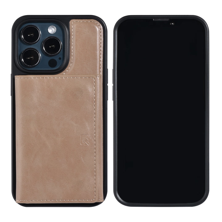 UNIQ Accessory iPhone 13 Pro Backcover hoesje - met afneembare Pasjeshouder - Rose Gold-Hoesjes-Ilumina Benelux