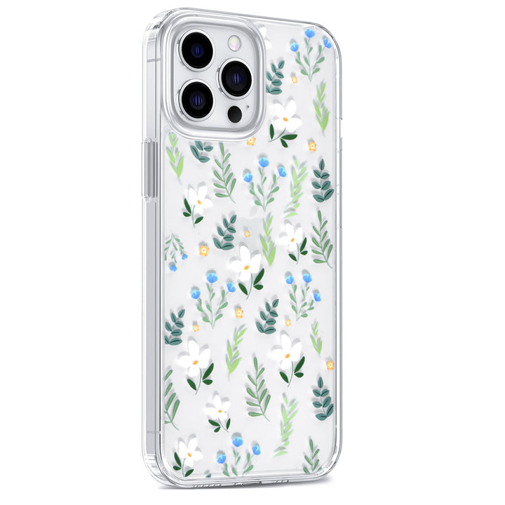 UNIQ Accessory iPhone 13 Pro Max Backcover hoesje - Transparant - Floral Print 3-Hoesjes-Ilumina Benelux