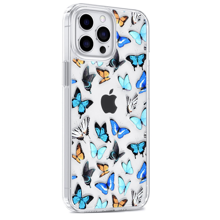 UNIQ Accessory iPhone 13 Pro Max Backcover hoesje - Transparant - Floral Print 5-Hoesjes-Ilumina Benelux