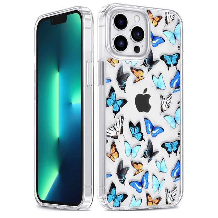 UNIQ Accessory iPhone 13 Pro Max Backcover hoesje - Transparant - Floral Print 5-Hoesjes-Ilumina Benelux