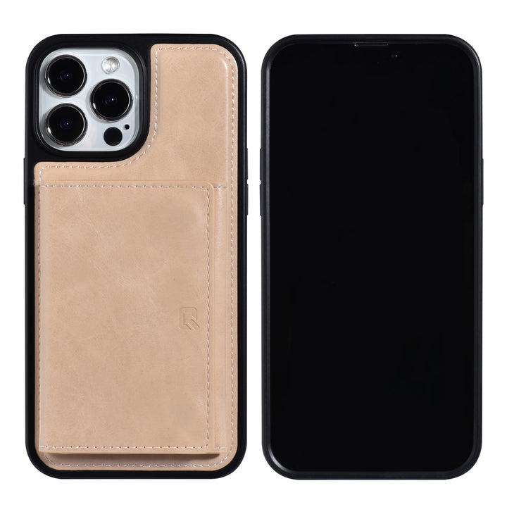UNIQ Accessory iPhone 13 Pro Max Backcover hoesje - met afneembare Pasjeshouder - Goud-Hoesjes-Ilumina Benelux
