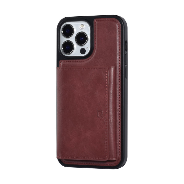 UNIQ Accessory iPhone 13 Pro Max Backcover hoesje - met afneembare Pasjeshouder - Rood-Hoesjes-Ilumina Benelux