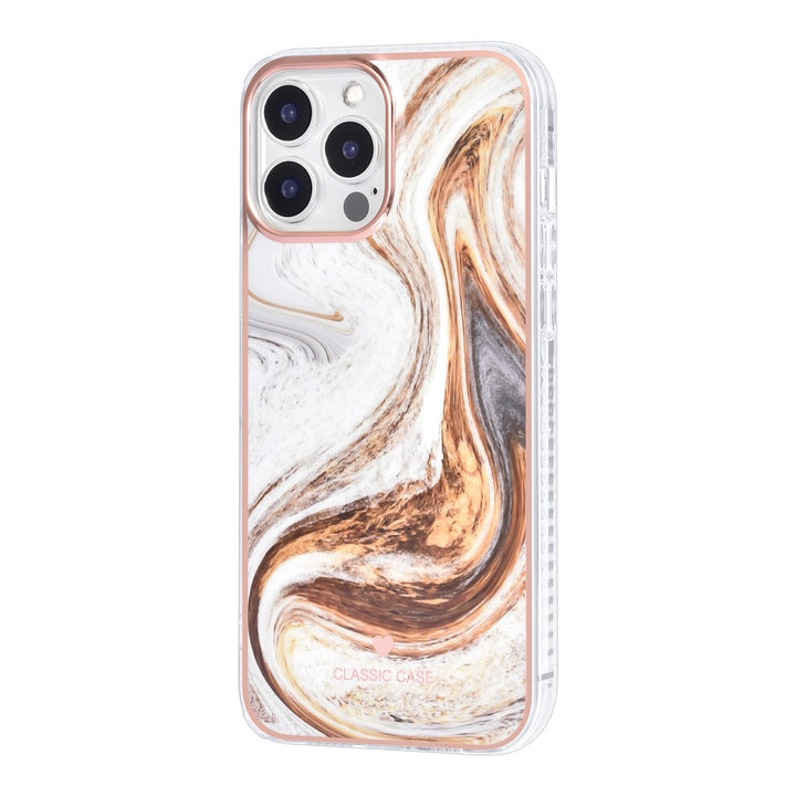 UNIQ Accessory iPhone 13 Pro Max TPU Backcover - Marble Brown-Hoesjes-Ilumina Benelux
