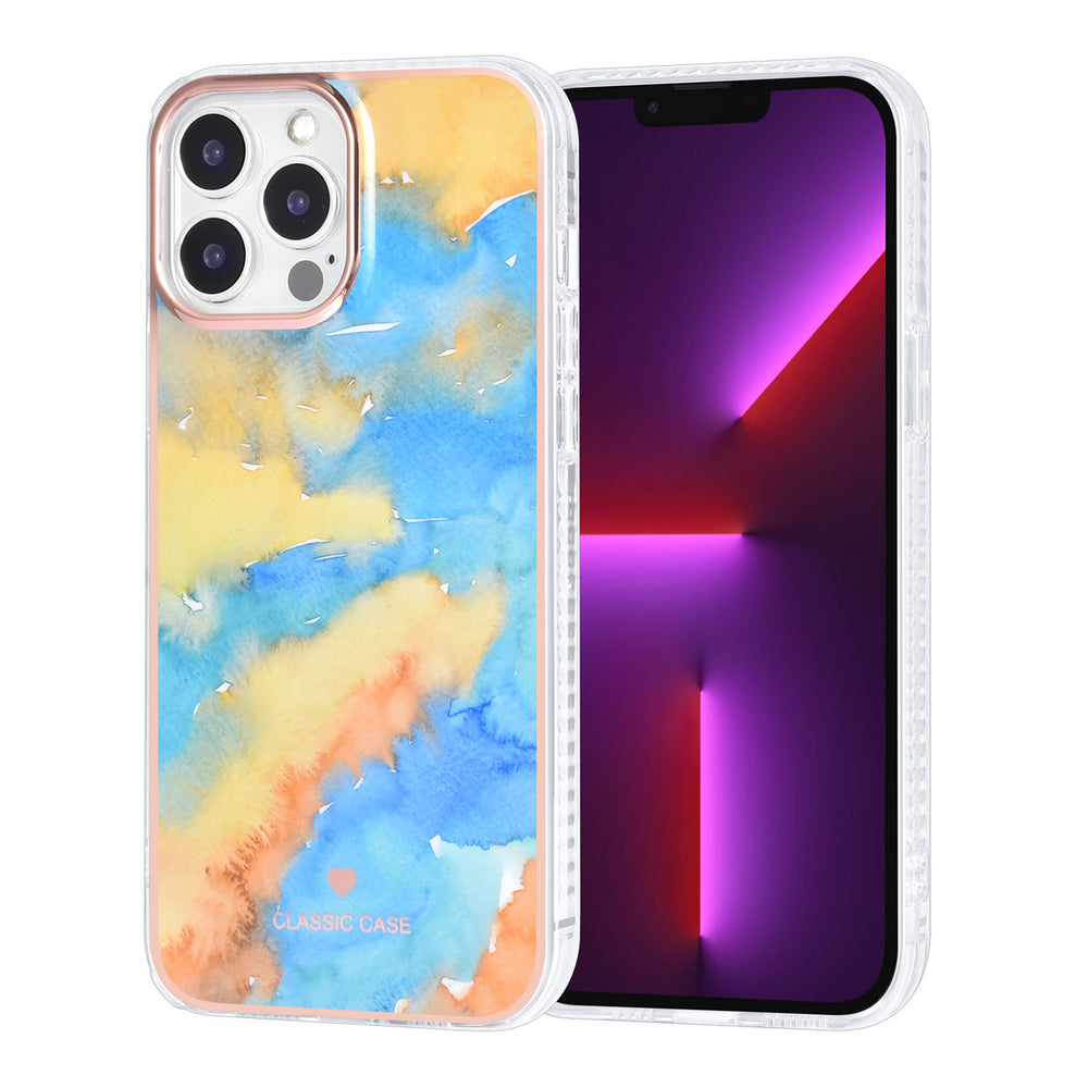 UNIQ Accessory iPhone 13 Pro Max TPU Backcover - Marble Yellow-Hoesjes-Ilumina Benelux