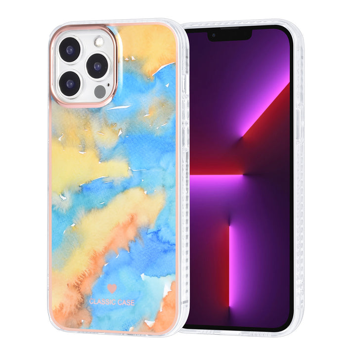 UNIQ Accessory iPhone 13 Pro Max TPU Backcover - Marble Yellow-Hoesjes-Ilumina Benelux