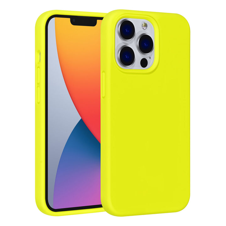 UNIQ Accessory iPhone 13 Pro Premium Backcover hoesje - Geel-Hoesjes-Ilumina Benelux