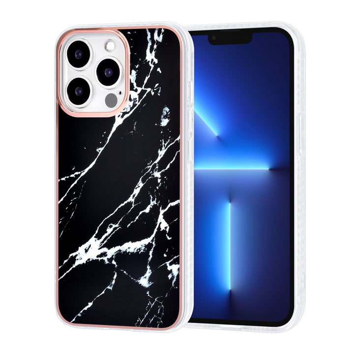 UNIQ Accessory iPhone 13 Pro TPU Backcover hoesje - Marble Black-Hoesjes-Ilumina Benelux